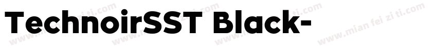 TechnoirSST Black字体转换